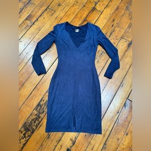 HMS Hot Miami Styles Navy blue dress, suede feel, size S